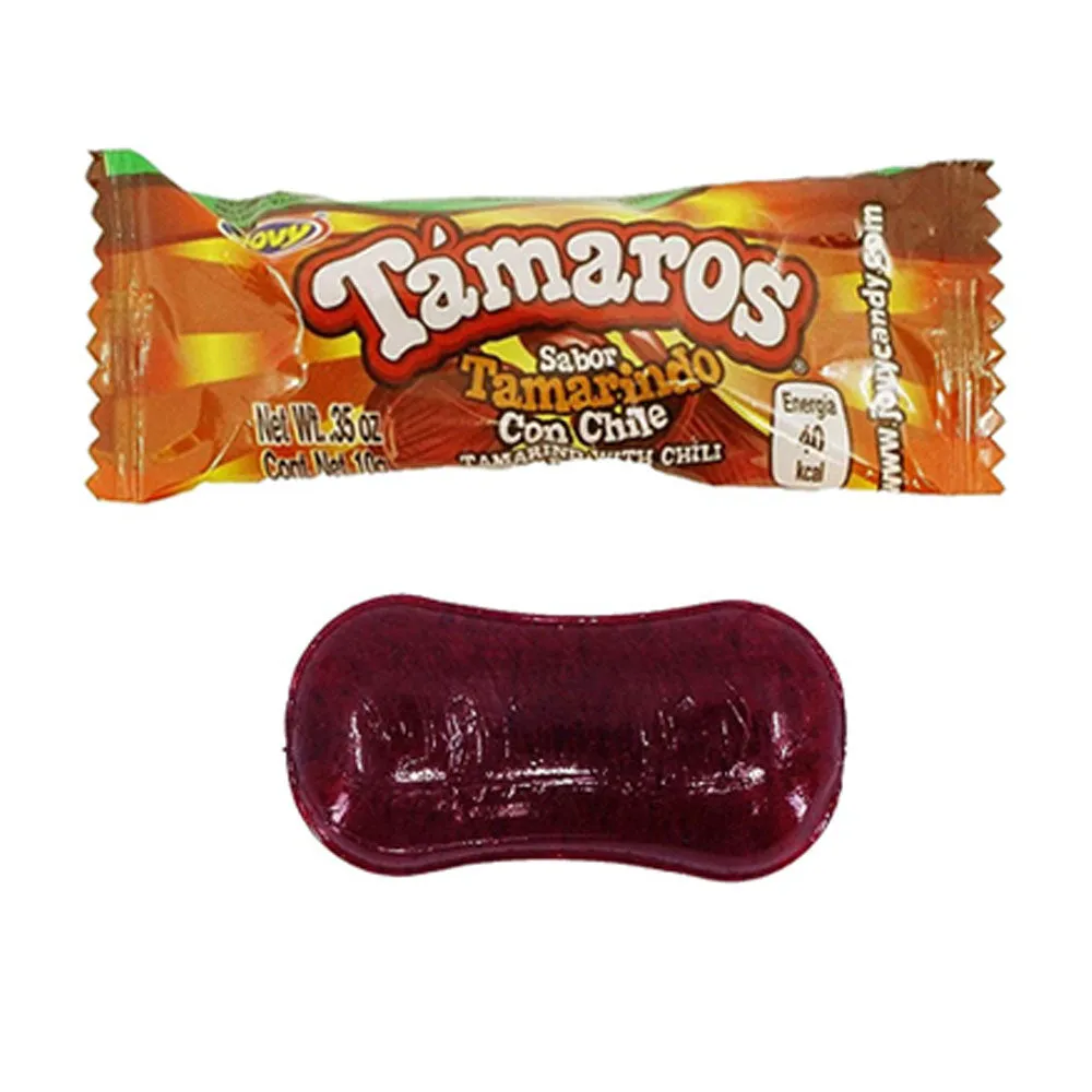 102 Pc Tamaros Tamarindo Mexican Hard Candy Caramelo Soft Center Chewy Chili 6Pk