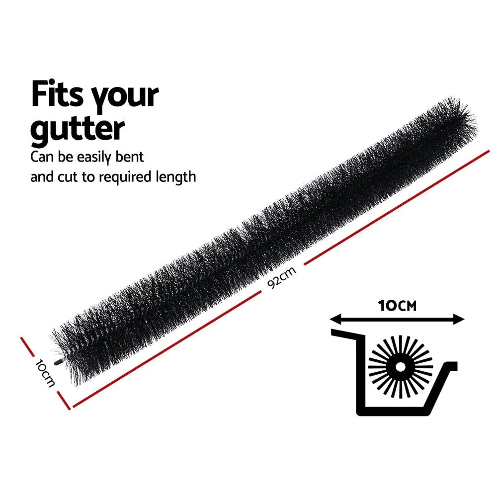 24PCS 92x10cm Heavy Duty Gutter Brush Guard | Leaf Twigs Filter | Home Garden
