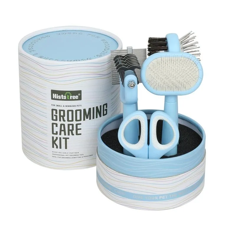 5 In 1 Pet Grooming Set For Cats Comb Clipper Needle
