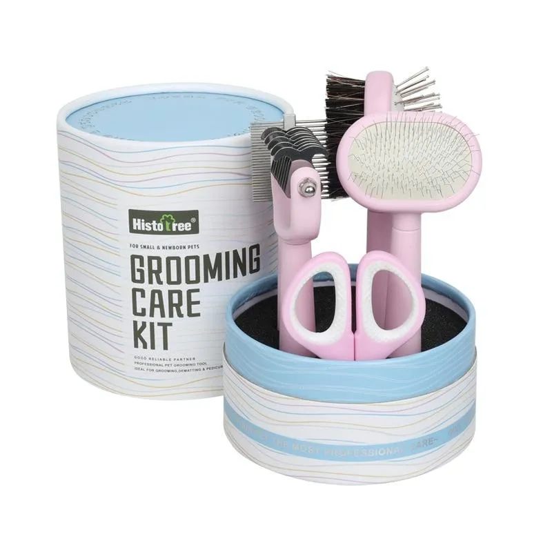 5 In 1 Pet Grooming Set For Cats Comb Clipper Needle