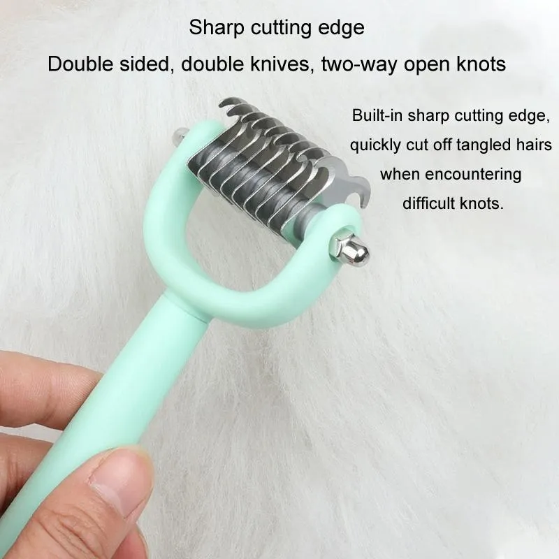 5 In 1 Pet Grooming Set For Cats Comb Clipper Needle