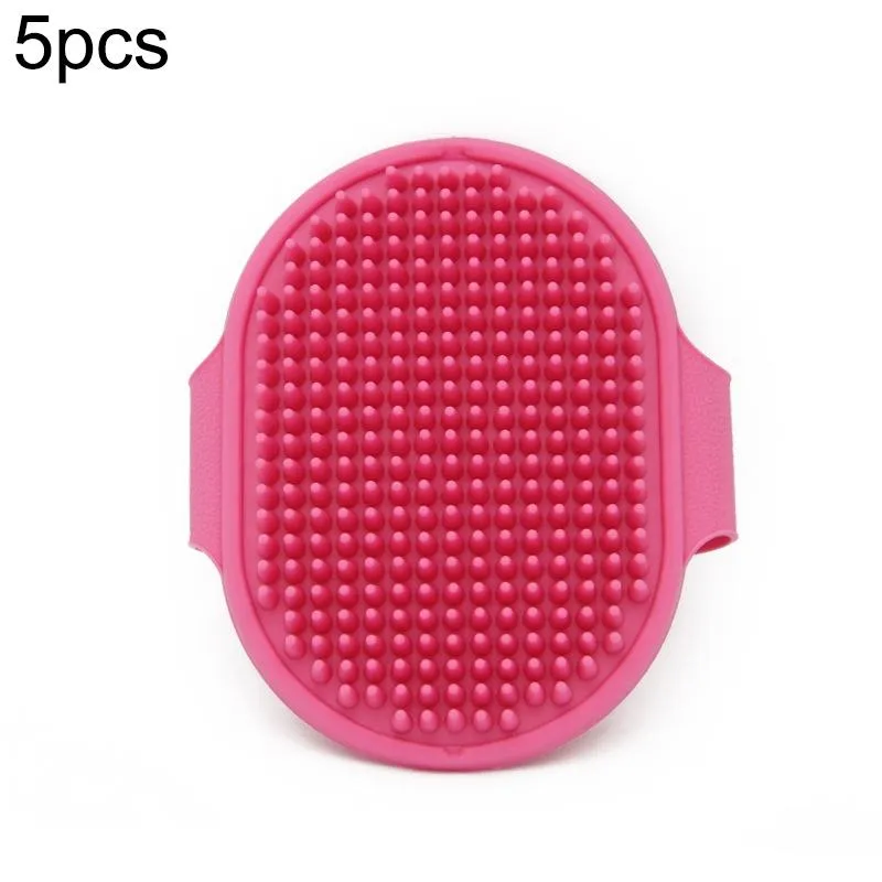 5Pc Dog Bath Brush For Grooming & Cleaning