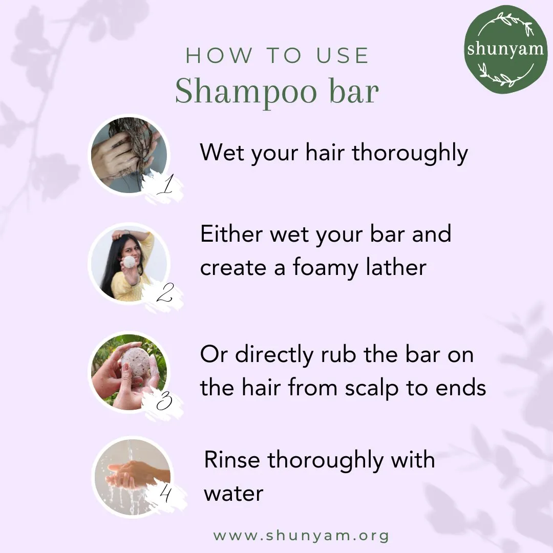 All Natural Shampoo Bar for Daily Care - Coconut Oil and Lavendar Essential Oil