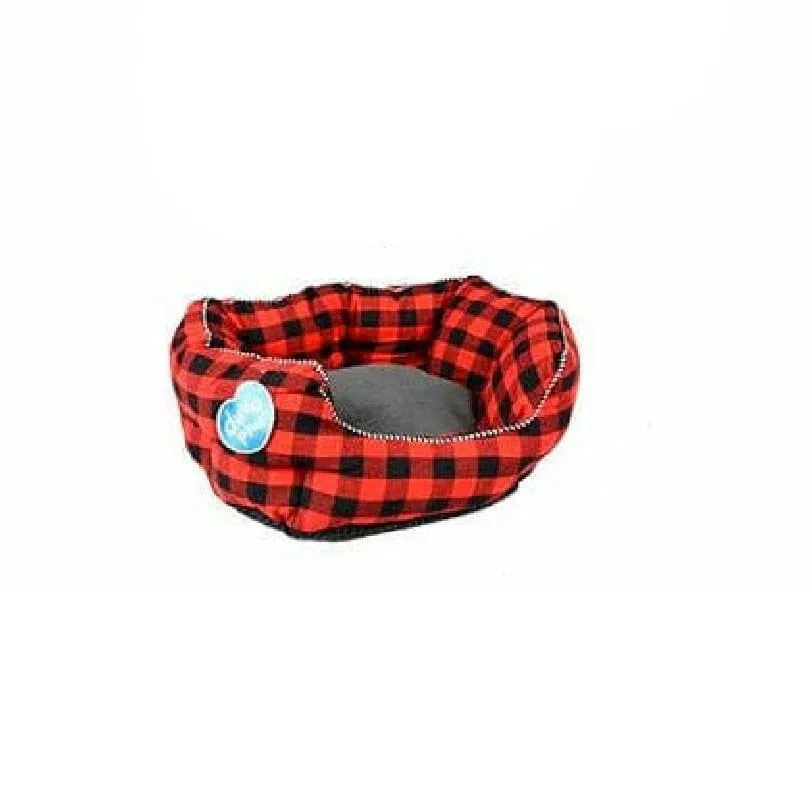 BED OVAL RANCH 41x38x20cm mixed colors
