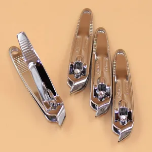 Bevel Stainless Steel Nail Clipper - Professional Fingernail & Toenail Cutter