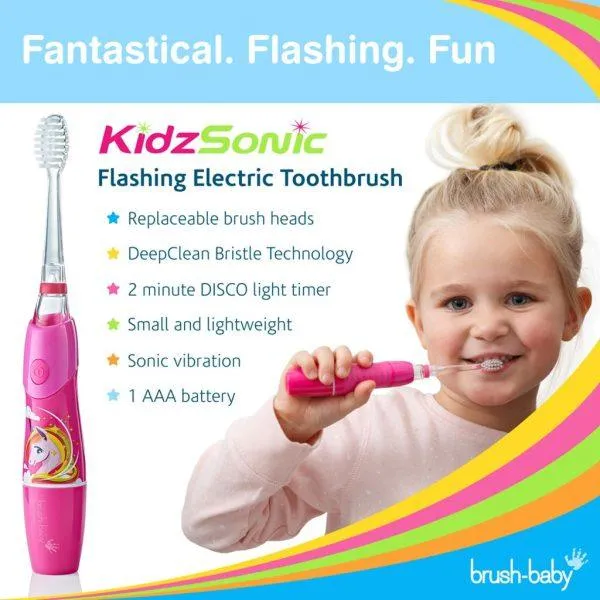 Brush-Baby KidzSonic Electric Toothbrush 3y 