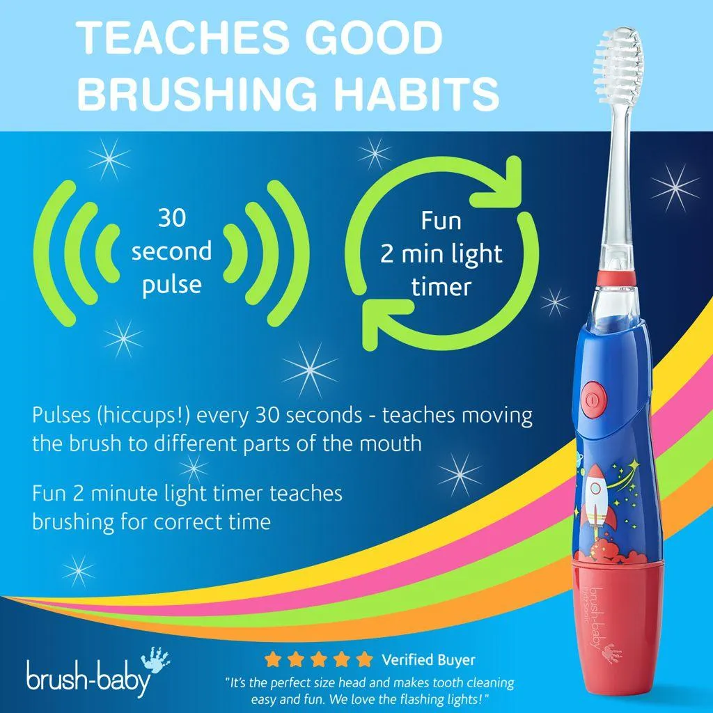 Brush-Baby KidzSonic Electric Toothbrush 3y 