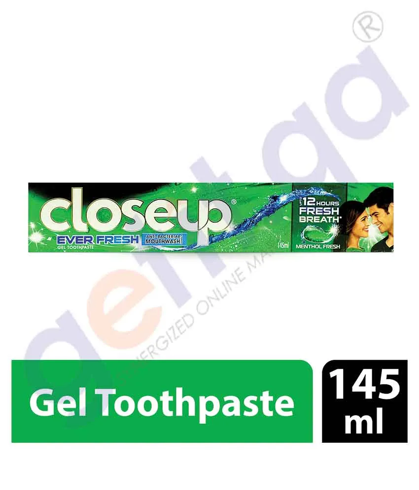 CLOSEUP EVER MENTHOL FRESH TOOTHPASTE - 145ML