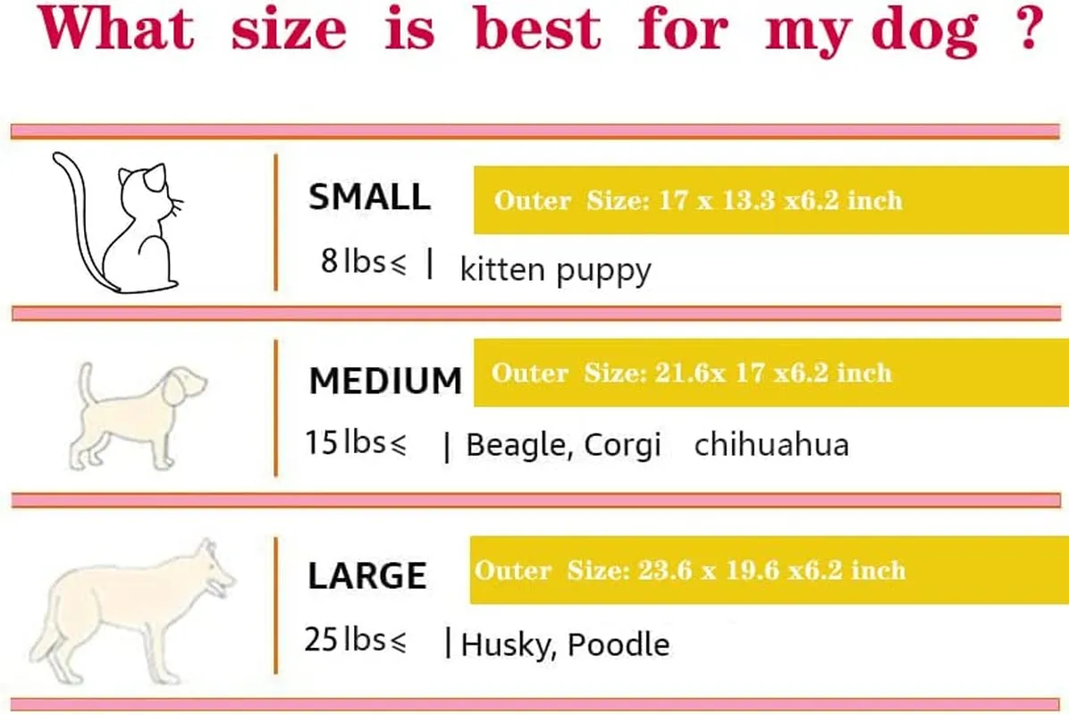 Cute Pink Puppy Sleeping Bed