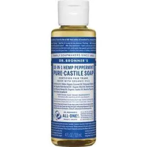 Dr. Bronner's 4oz Peppermint Pure Castille Soap