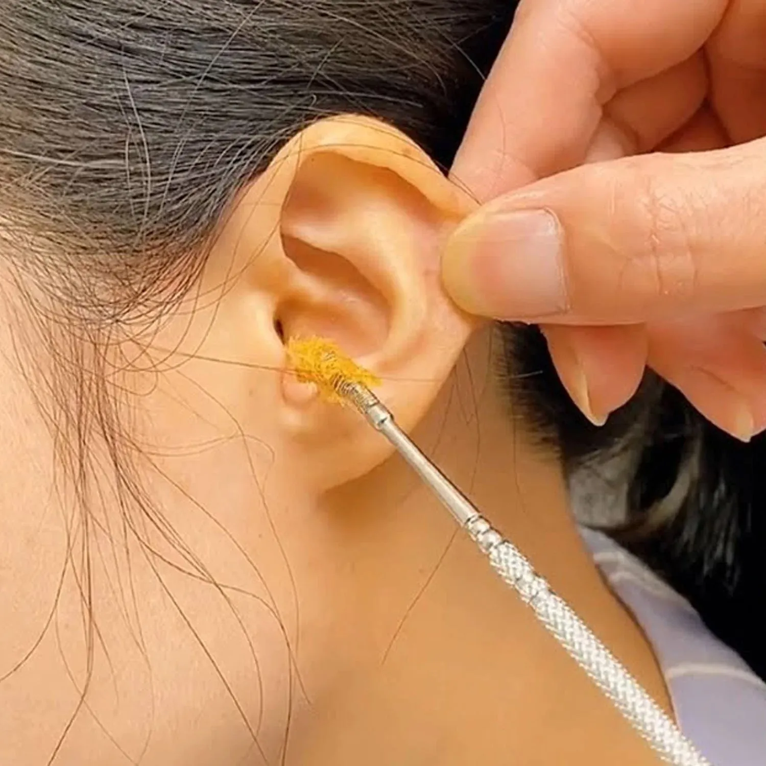 Ear Wax Removal Kit – Portable Ear Cleaning Tool with Keychain Holder (6 Pc)