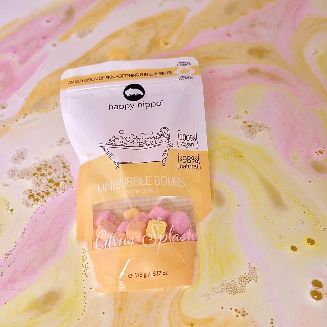 Happy Hippo Citrus Splash Mini Bubble Bombs