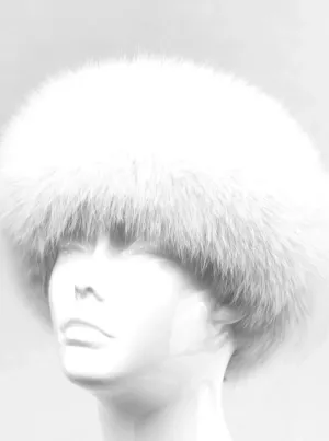 Headband/Collar [White Fox-HB100F]