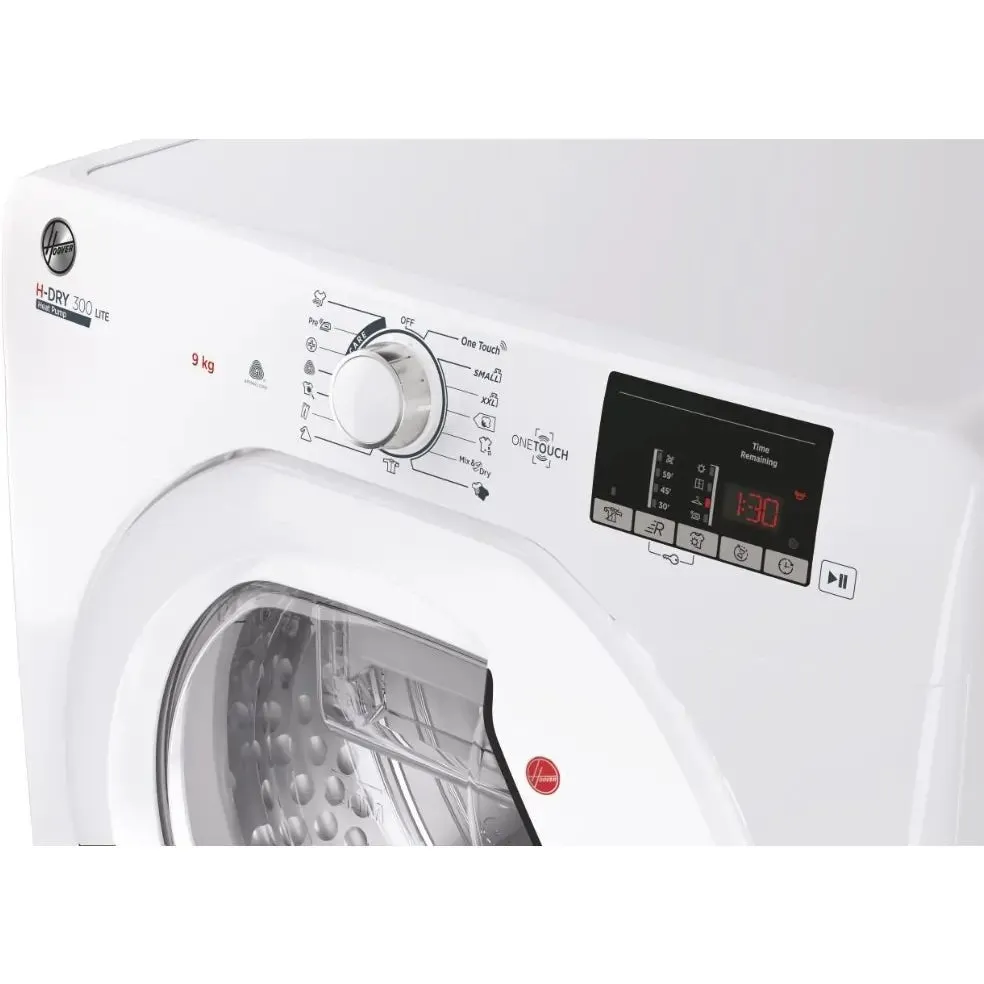 Hoover HLEH9A2DE 9kg Wifi Heat Pump Condenser Dryer in White