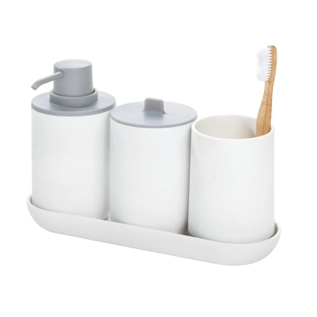 iDesign Cade Bath Accessories (Set of 4)
