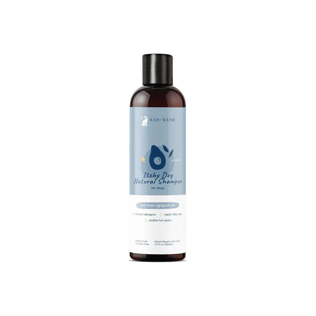 Kin   Kind Dog Natural Shampoo Itchy Dog - Tea Tree   Grapefruit 12oz