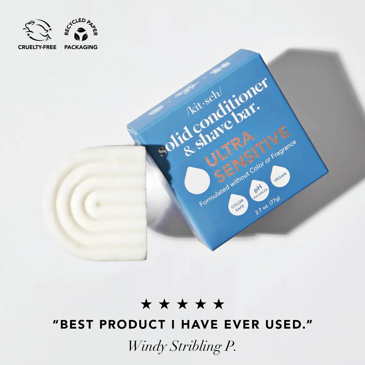 kitsch Ultra Sensitive Solid Conditioner & Shave Bar