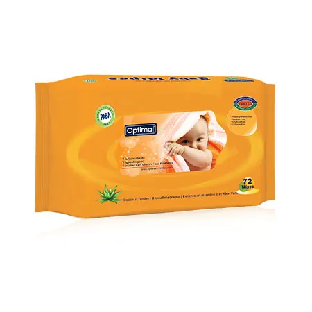 Optimal Wipes Baby 72 Pieces Pack Of 3