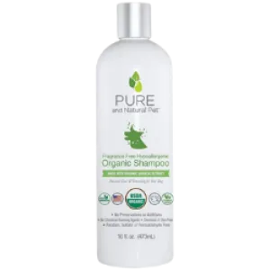 Pure and Natural Pet Hypo-Allergenic Fragrance Free Shampoo for Dogs 16oz