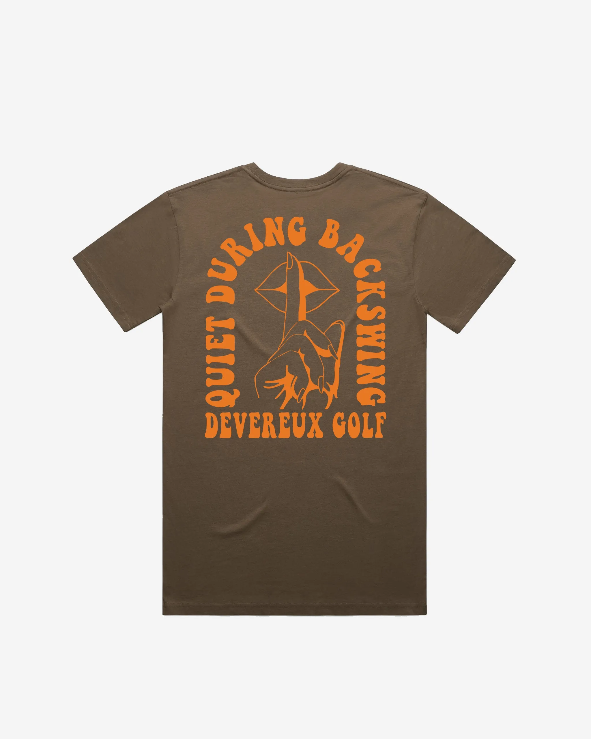 Quiet On the Backswing Tee