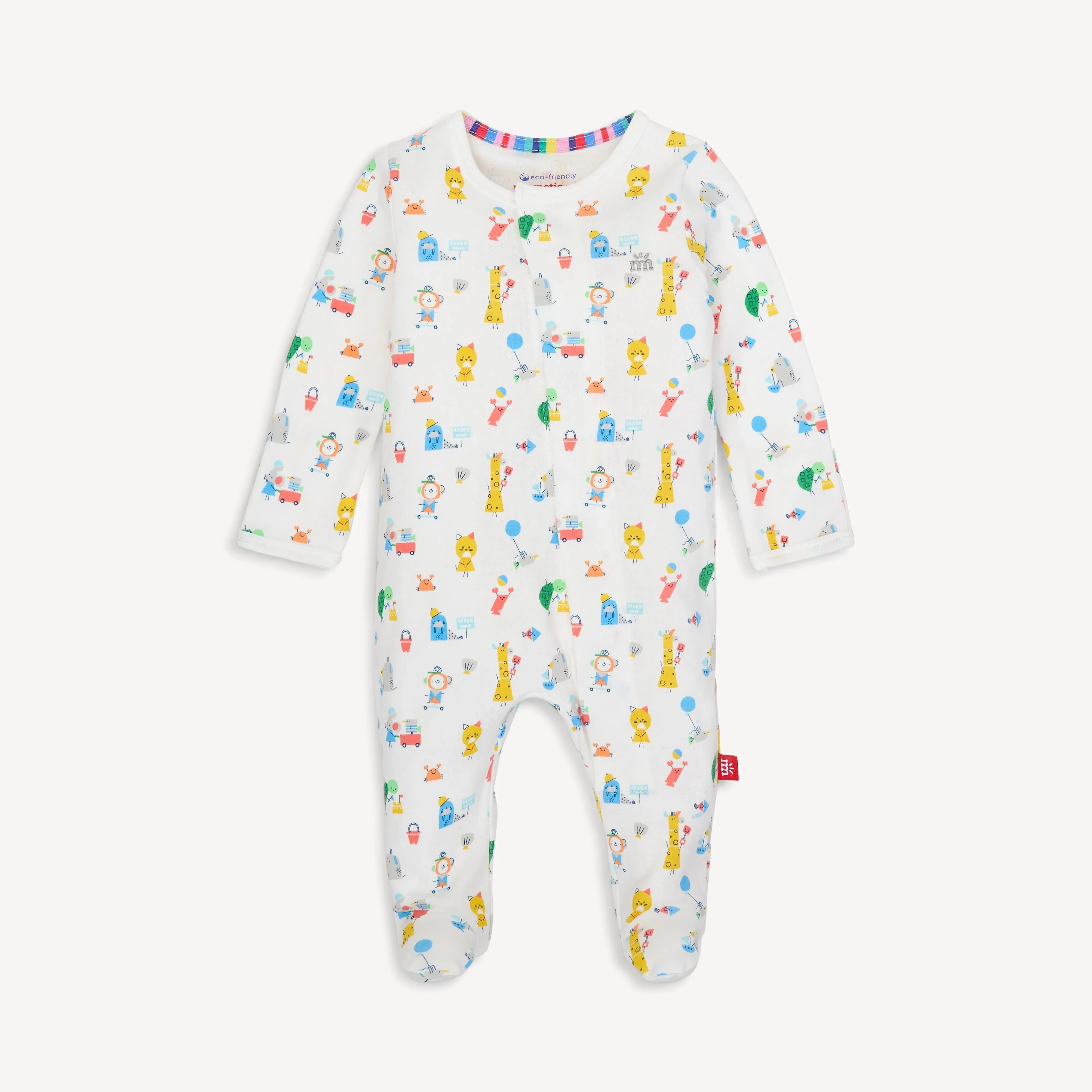 Seaside Sand Squad Organic Cotton Magnetic Footie