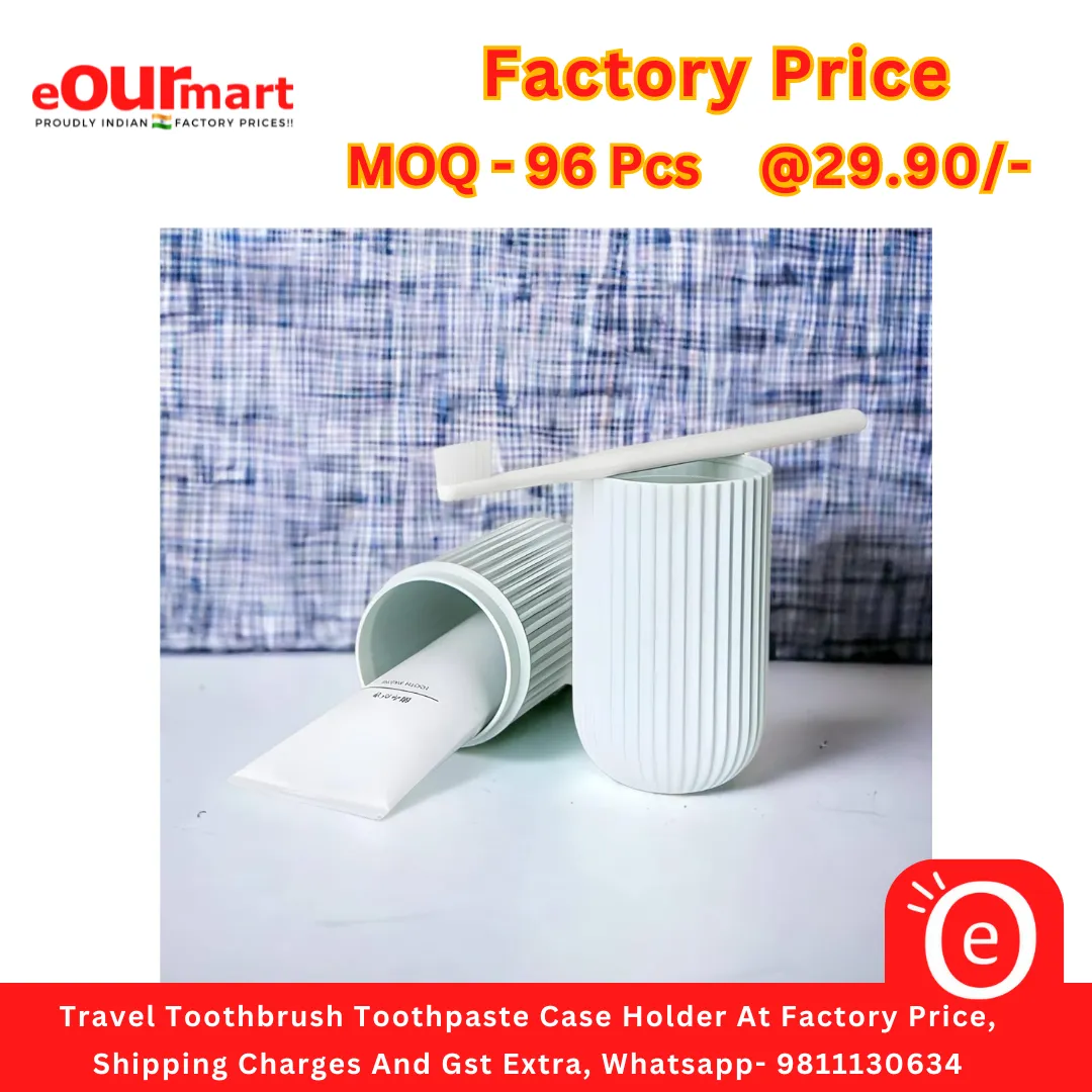 Travel Toothbrush Toothpaste Case Holder | Portable Toothbrush Storage Plastic Toothbrush Holder | Toothbrush Holder for Travel | Plastic Toothbrush Holder (Multicolor)