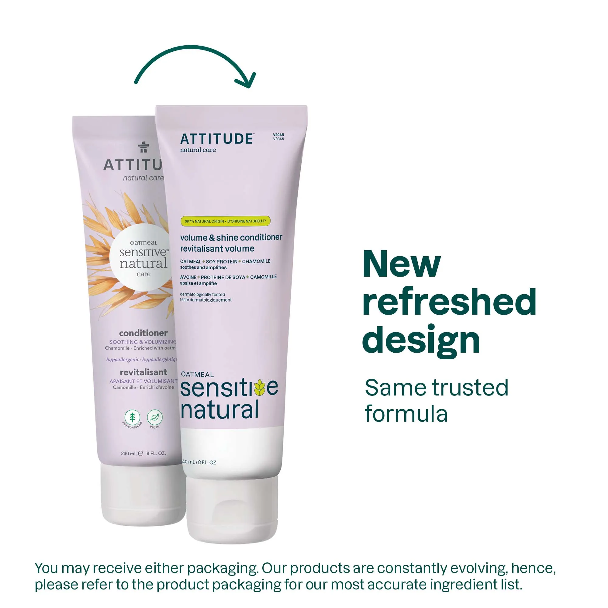 Volume & shine conditioner : SENSITIVE SKIN