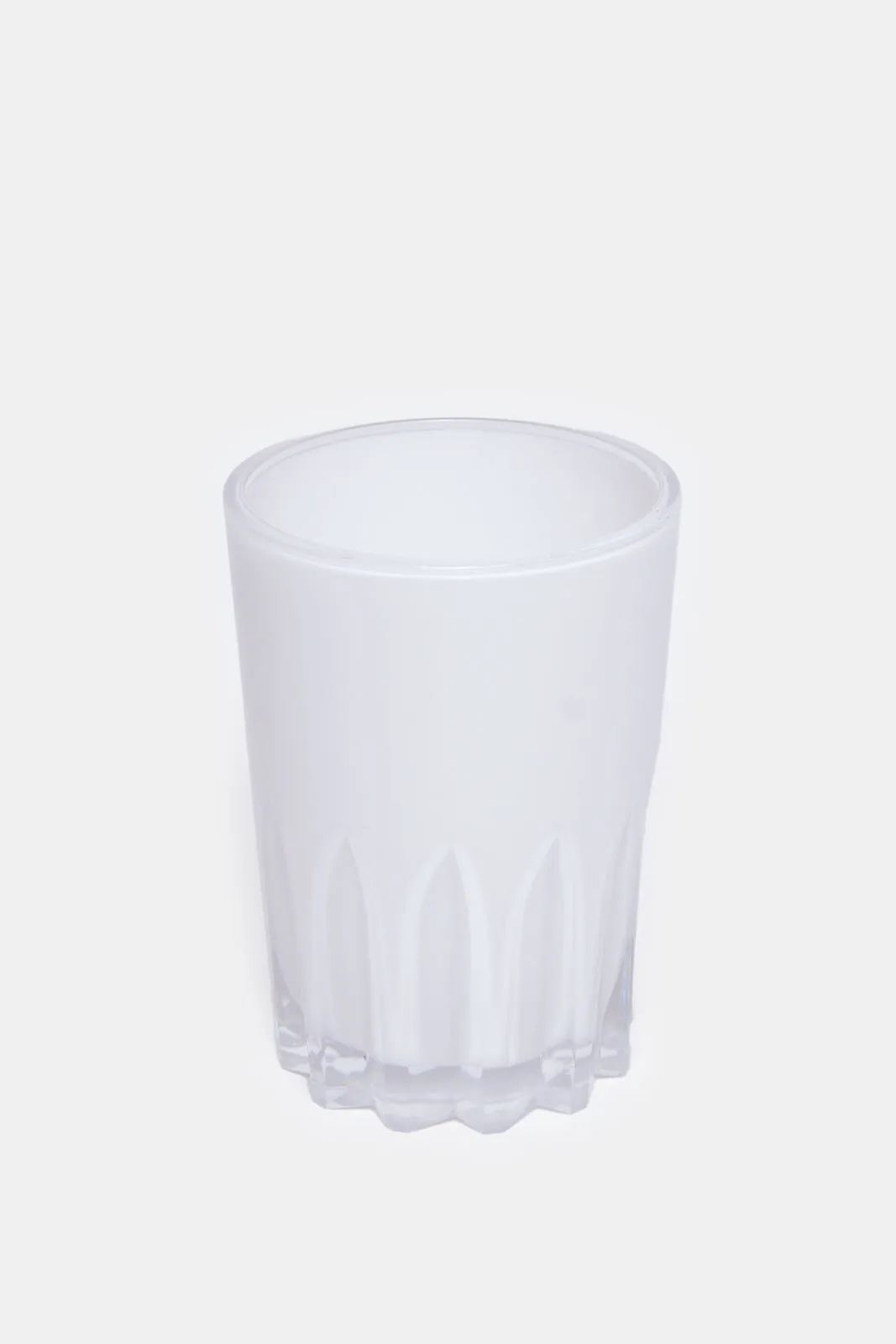 White Solid Bathroom Tumbler