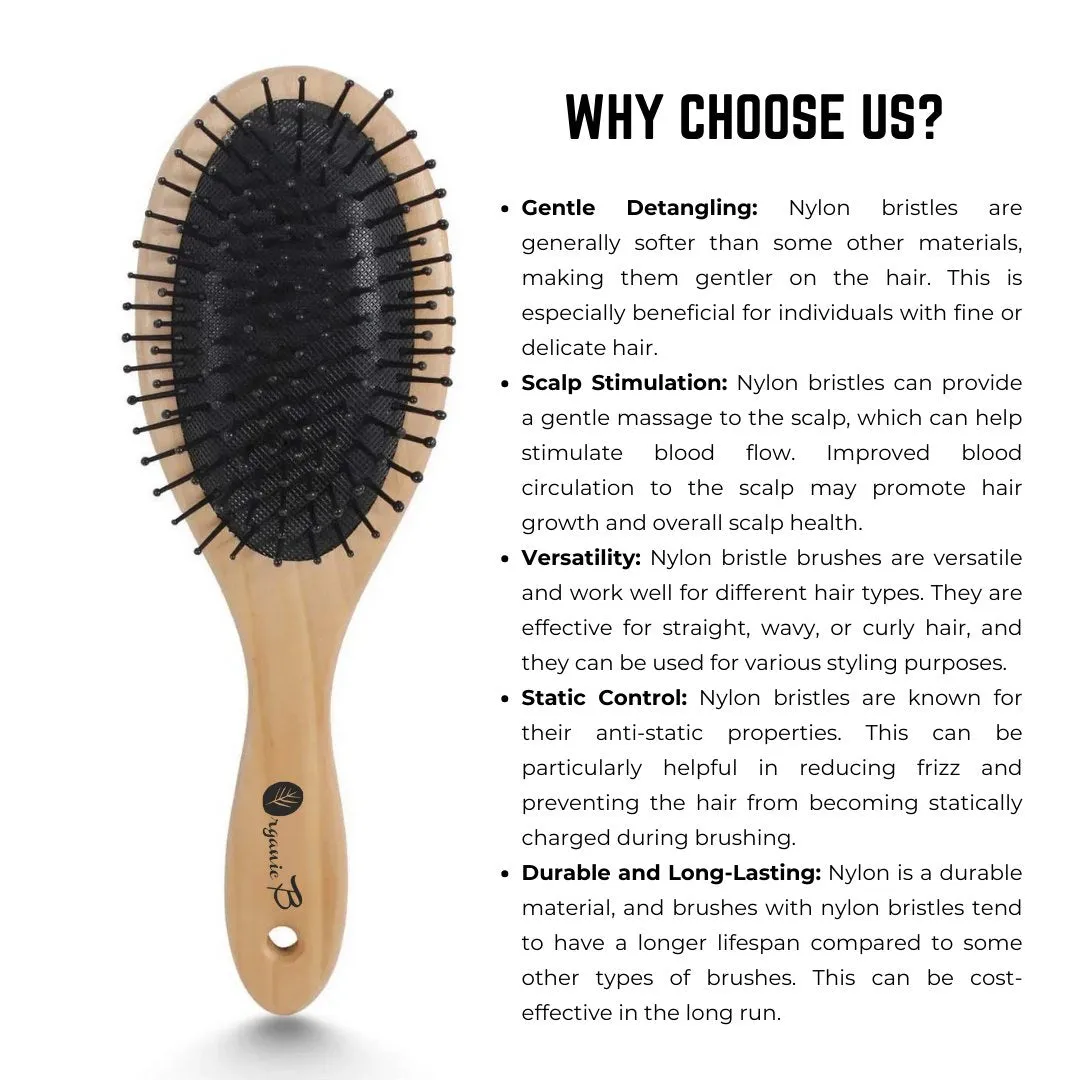 Wooden Nylon Brush Small